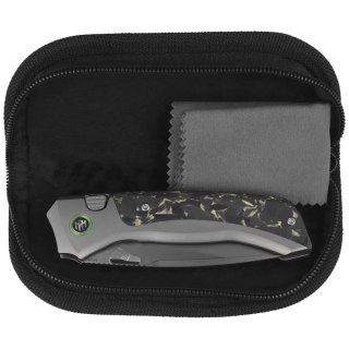 Nóż składany Remette RT-Steed Gray Titanium/Black-Green Carbon Fiber, Pearlescent M390 (RTWS-TY) Remette Knife