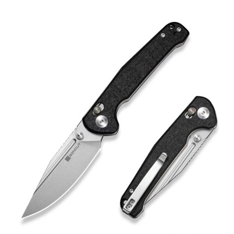 Nóż składany Sencut Glenspar Black G10, Stonewashed 9Cr18MoV (S25046-2) Sencut by We Knife