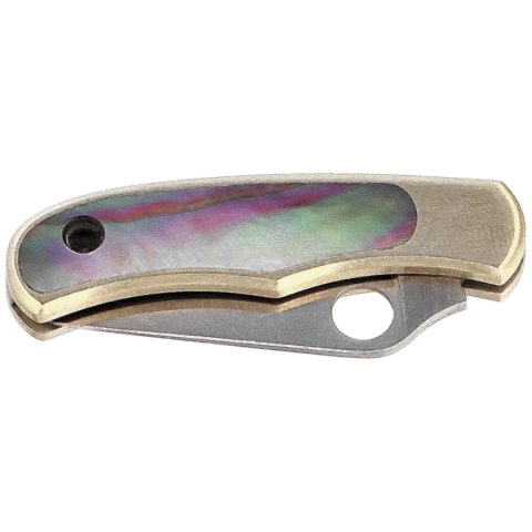 Nóż składany Spyderco Bug Nickel Silver/Abalone, Satin 12C27 (C133AP) Spyderco Inc.