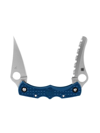 Nóż składany Spyderco Dyad Jr. Lighweight Sprint Run Cobalt Blue FRN, Satin CPM SPY27 by Sal Glesser (C39PSCBL) Spyderco Inc.