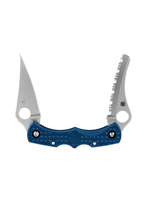 Nóż składany Spyderco Dyad Jr. Lighweight Sprint Run Cobalt Blue FRN, Satin CPM SPY27 by Sal Glesser (C39PSCBL) Spyderco Inc.