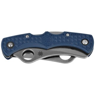 Nóż składany Spyderco Dyad Jr. Lighweight Sprint Run Cobalt Blue FRN, Satin CPM SPY27 by Sal Glesser (C39PSCBL) Spyderco Inc.