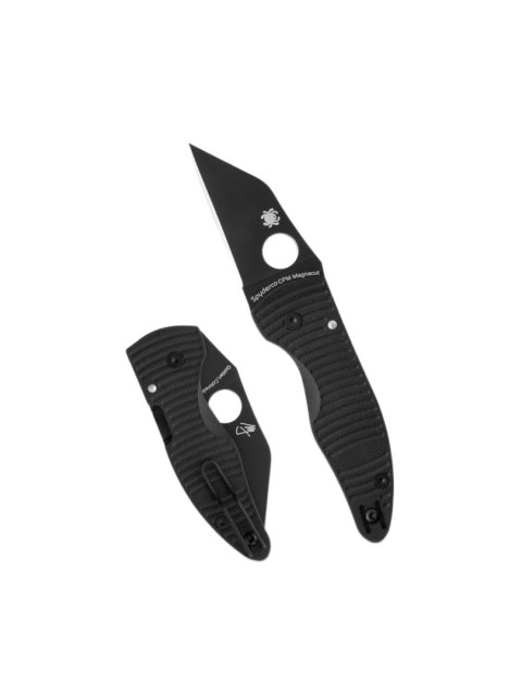 Nóż składany Spyderco MicroJimbo SALT Black G10, Black DLC MagnaCut by Michael Janich (C264GMCBKP) Spyderco Inc.