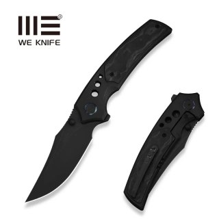 Nóż składany WeKnife Skynix Black Titanium/Marble Carbon Fiber, Black Stonewashed M390 (WE24087-1) WE Knife