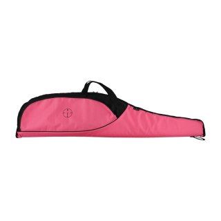 Pokrowiec na broń Forsport 125 cm - różowy, haft czarna tarcza Forsport