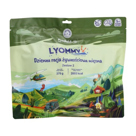 Racja żywnościowa Lyommy mięsna - zestaw 2 Lyommy