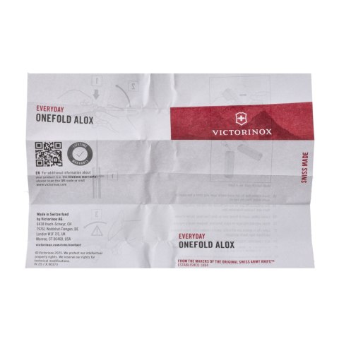 Scyzoryk Victorinox Alox Refined Onefold 0.8006.22 granatowy Victorinox