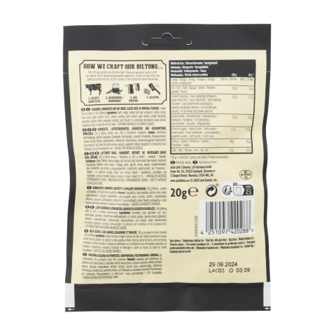 Wołowina suszona Jack Link's Biltong klasyczna 20 g Jack Link's