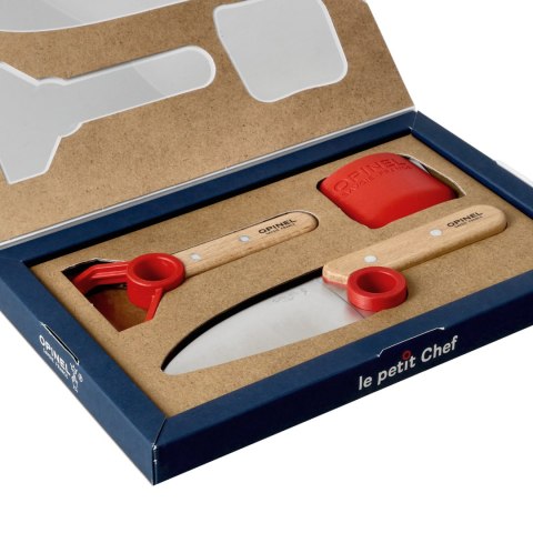 Zestaw kuchenny Opinel dla dzieci Le Petit Chef czerwony Opinel
