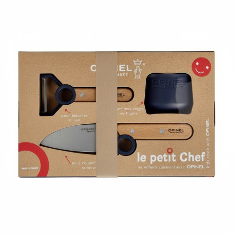 Zestaw kuchenny Opinel dla dzieci Le Petit Chef granatowy Opinel