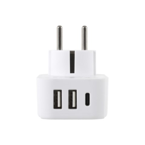 Adapter podróżny Lifeventure European Travel Adaptor USB + USB C Lifeventure