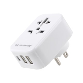Adapter podróżny Lifeventure USA Travel Adaptor USB + USB C Lifeventure
