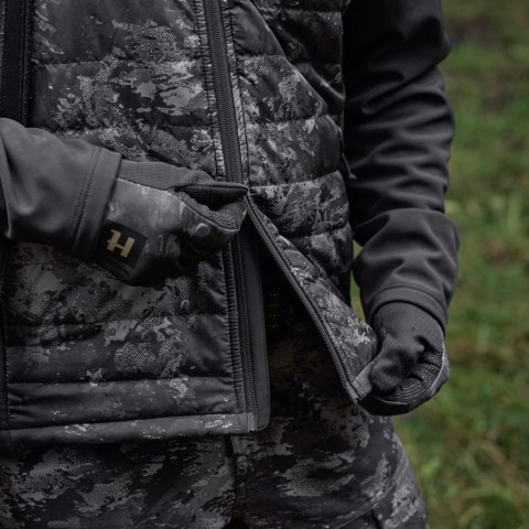 Bluza męska myśliwska Härkila Noctyx Camo Hybrid AXIS MSP®Black / black Härkila