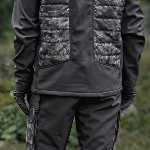 Bluza męska myśliwska Härkila Noctyx Camo Hybrid AXIS MSP®Black / black Härkila