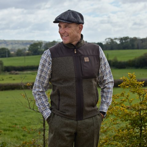 Kamizelka Harkila Kalix Willow green / shadow brown Härkila