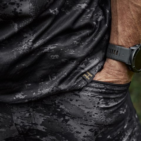 Koszulka z krótkim rękawem Harkila Noctyx Camo AXIS MSP®Black / black Härkila