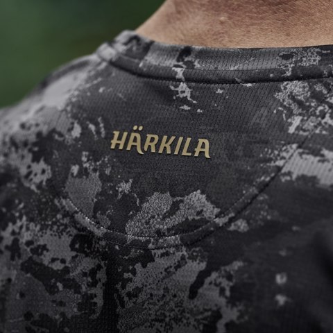 Koszulka z krótkim rękawem Harkila Noctyx Camo AXIS MSP®Black / black Härkila
