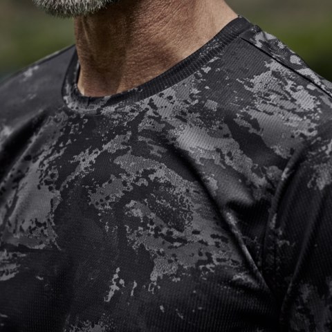 Koszulka z krótkim rękawem Harkila Noctyx Camo AXIS MSP®Black / black Härkila