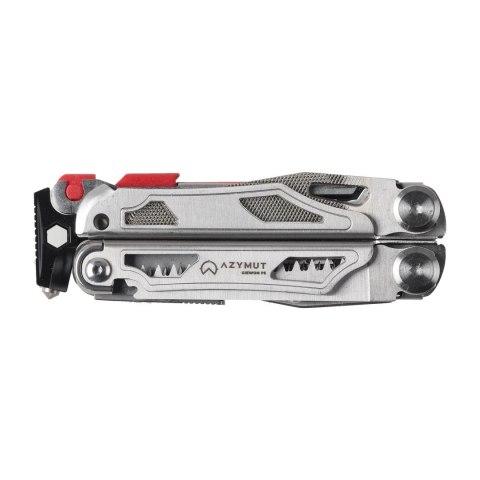 Multitool Azymut Giewon FS - 19 narzędzi, krzesiwo + gwizdek + kabura do pasa Azymut