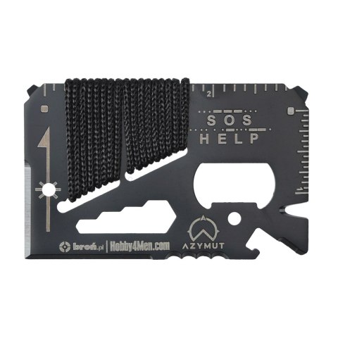 Multitool, karta survivalowa Azymut Tool Card w etui Azymut
