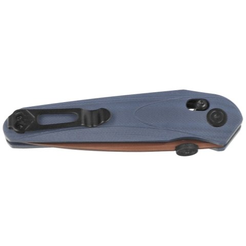 Nóż składany Bestech Mothus Dark Blue G10, Gold PVD 14C28N by Kombou (BG67F) Bestech Knives