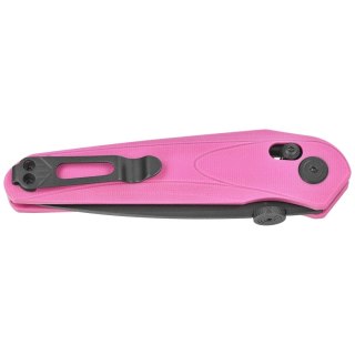 Nóż składany Bestech Mothus Pink G10, Grey PVD 14C28N by Kombou (BG67E) Bestech Knives