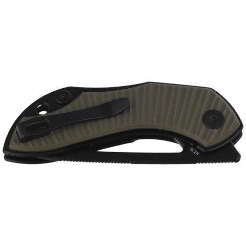 Nóż składany Bestechman Triassic OD Green G10, Black PVD 14C28N by Denis Simonutti (BMK17D) Bestechman by Bestech Knives