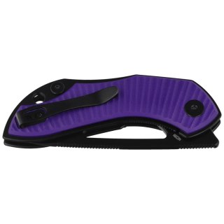 Nóż składany Bestechman Triassic Purple G10, Black PVD 14C28N by Denis Simonutti (BMK17C) Bestechman by Bestech Knives