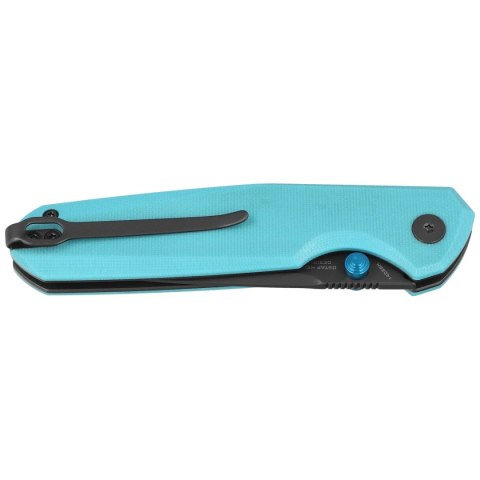 Nóż składany Bestechman Velix Light Blue G10, Grey PVD 14C28N by Ostap Hel (BMK07D) Bestechman by Bestech Knives
