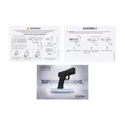 Pistolet Canik METE MC9 Prime kal. 9x19 mm czarny Canik