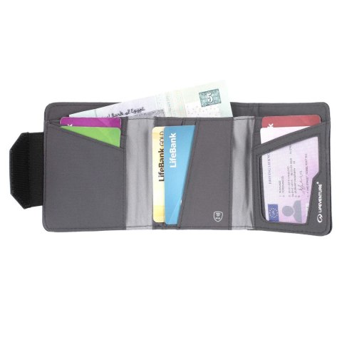 Portfel antykradzieżowy Lifeventure Recycled RFiD Wallet - olive Lifeventure