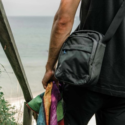 Saszetka antykradzieżowa Lifeventure Recycled RFiD Shoulder Bag - grey Lifeventure