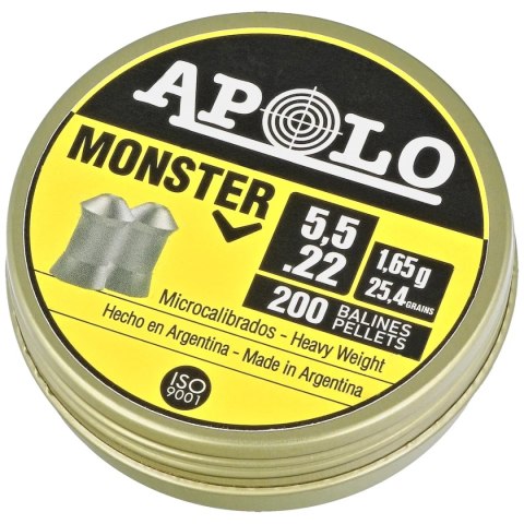 Apolo Monster 5.52 mm, 200 szt. 1.65g/25.4gr (19931-2) Apolo