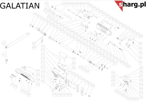 Moduł górny (kompletny) do BT65-SB Elite kal. 7.62 mm (2943) Hatsan Arms
