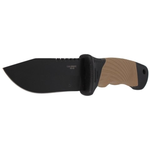 Nóż Herbertz CJH Coyote Brown Plastic/Black Rubber, Black 420 (10000880) Herbertz GmbH
