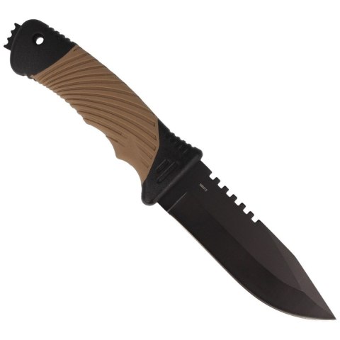 Nóż Herbertz CJH Coyote Brown Plastic/Black Rubber, Black 420 (10000880) Herbertz GmbH