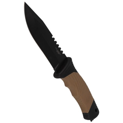 Nóż Herbertz CJH Coyote Brown Plastic/Black Rubber, Black 420 (10000880) Herbertz GmbH