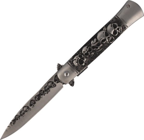 Nóż Herbertz CJH Skull Italian Stiletto Style Stainless, Satin (ART000141 - 584013) Herbertz GmbH