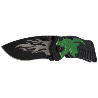 Nóż Herbertz Solingen Hit motyw 3D Green Dragon 90mm (582012) Herbertz GmbH