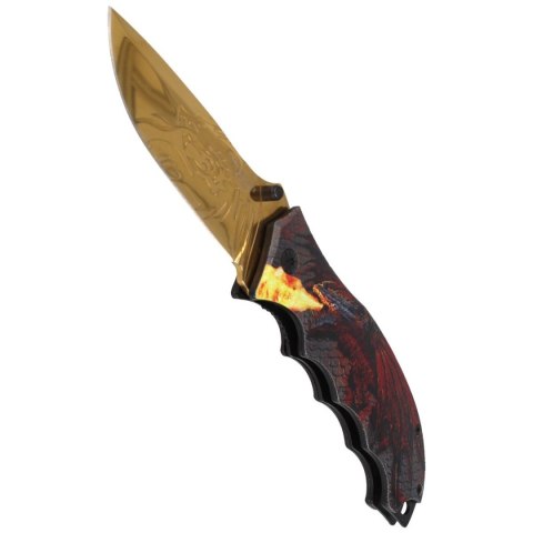 Nóż składany Herbertz CJH 3D Dragon Aluminium, Golden Titanium Coating (10000363-585112) Herbertz GmbH