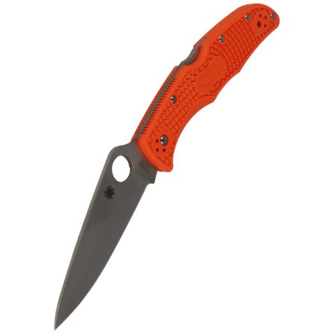 Nóż Spyderco Endura 4 FRN Orange Flat Ground Plain (C10FPOR) Spyderco Inc.