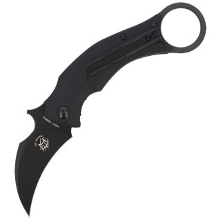 Nóż składany FOX Karambit Black Bird by Bastinelli G10 Black, Black Idroglider (FX-591) FOX