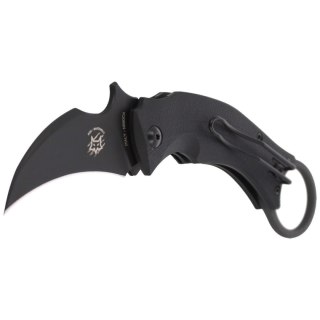Nóż składany FOX Karambit Black Bird by Bastinelli G10 Black, Black Idroglider (FX-591) FOX