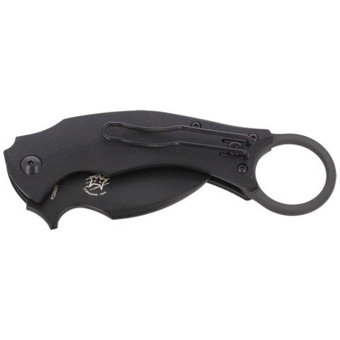 Nóż składany FOX Karambit Black Bird by Bastinelli G10 Black, Black Idroglider (FX-591) FOX