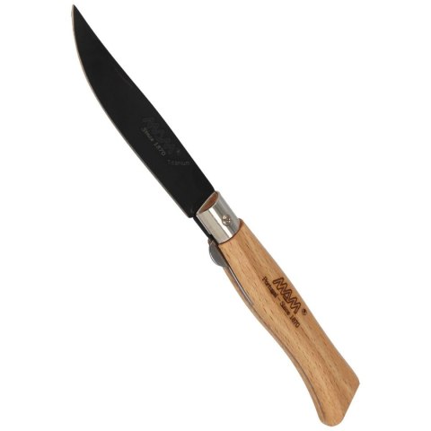 Nóż składany MAM Black Titanium, Beech Wood 83mm (2085) MAM
