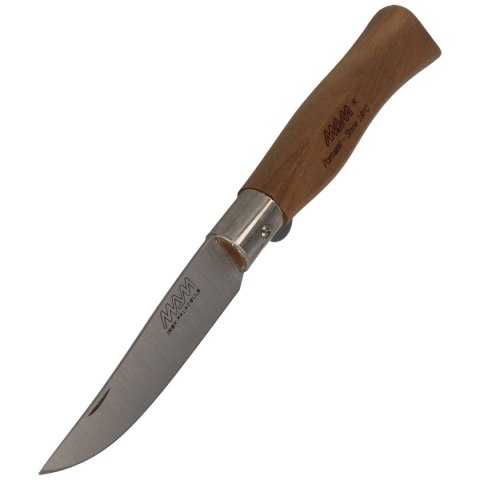 Nóż składany z blokadą MAM Douro Olive Wood, Inox HW, Satin 420 (2148) MAM