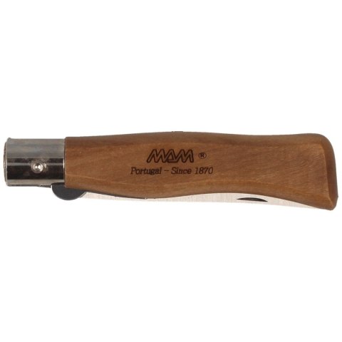 Nóż składany z blokadą MAM Douro Olive Wood, Inox HW, Satin 420 (2148) MAM