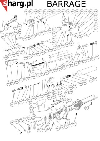Sprężyna zamka (2971) Hatsan Arms