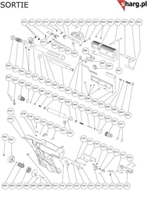 Sprężyna zamka (2971) Hatsan Arms