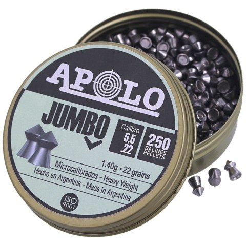 Śrut Apolo Jumbo 5.5 mm 250 szt. 1.40g/22.0gr (19921) Apolo